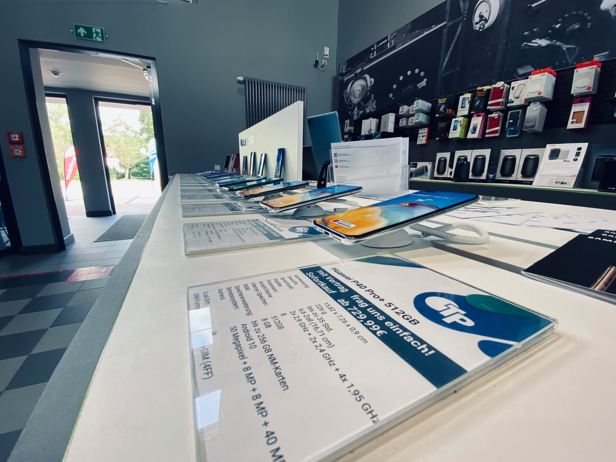 Talk-Point Store Smartphone Präsentationsfläche