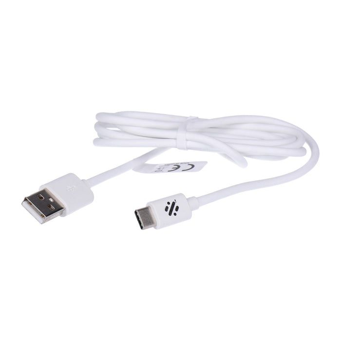 STK Lade und Sync-Kabebel USB Typ C Anschluss 1,2 Meter weiß Ausgang 3.0A