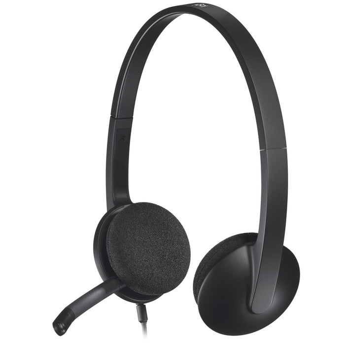 Logitech H340 USB Computer Headset Kopfhörer Verkabelt Kopfband Büro/Callcenter USB Typ-A